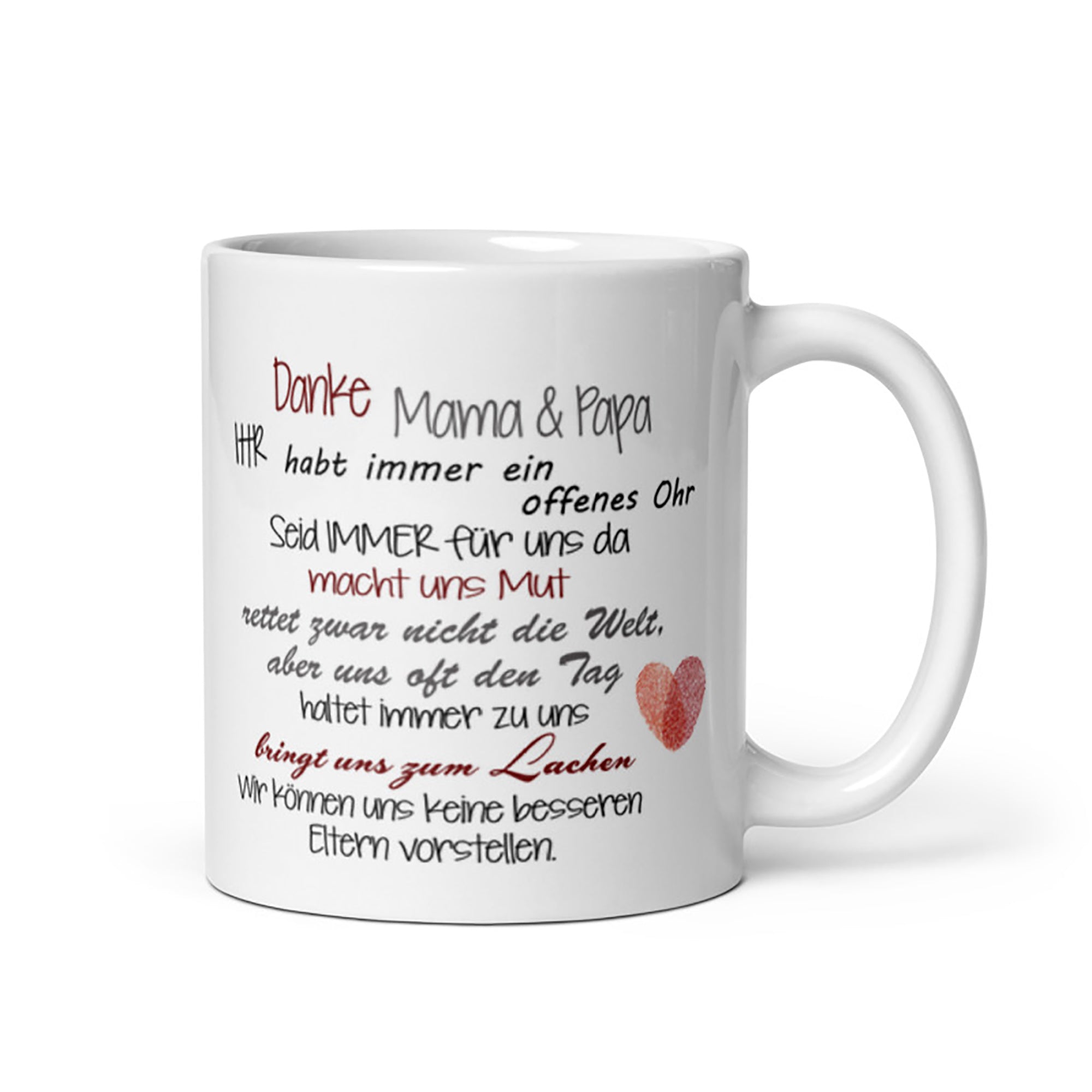 Tasse / Danke Mama und Papa - (WIR - Variante)