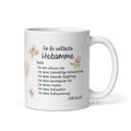 Tasse / Für die weltbeste Hebamme - Danke (Blumen)