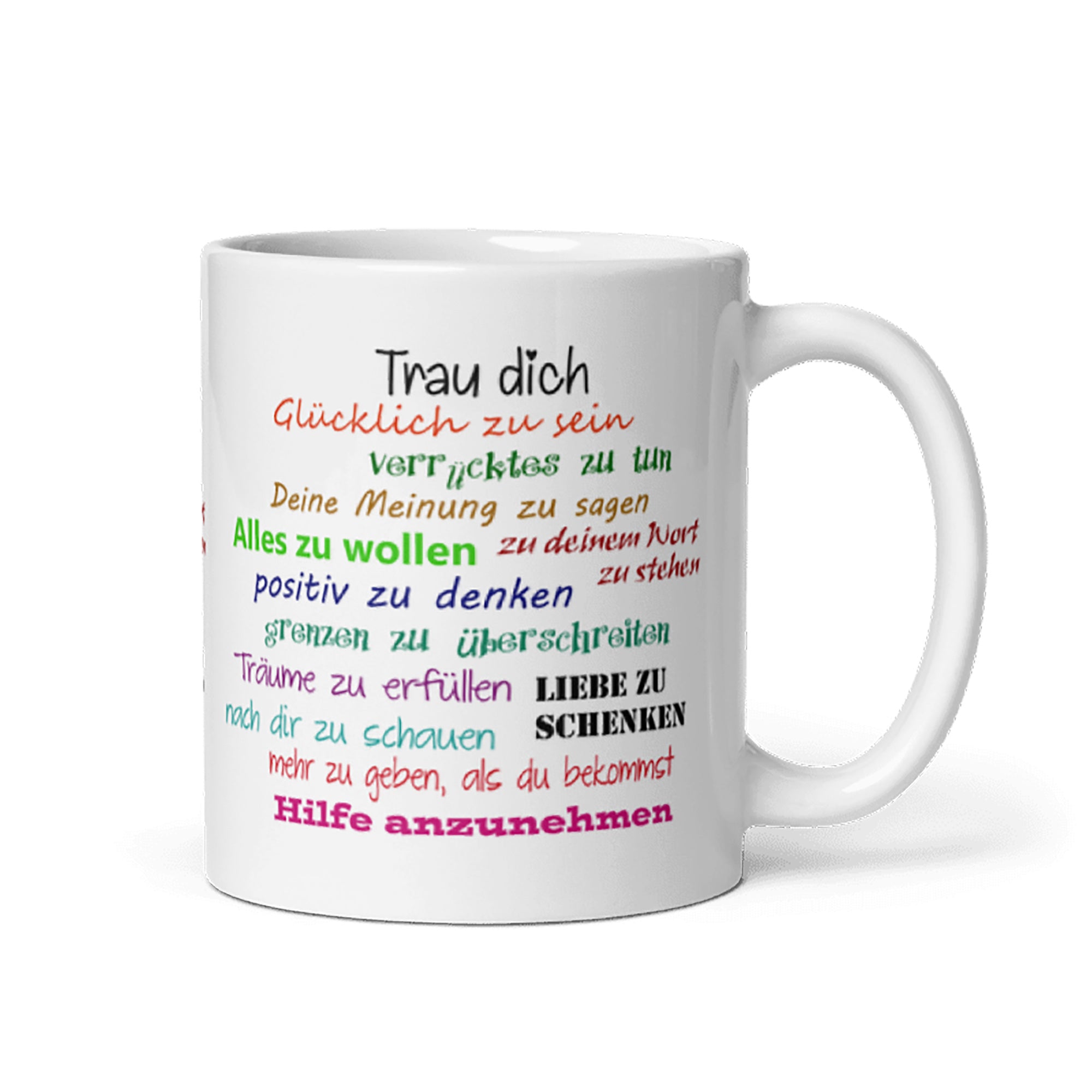 Tasse / Trau Dich