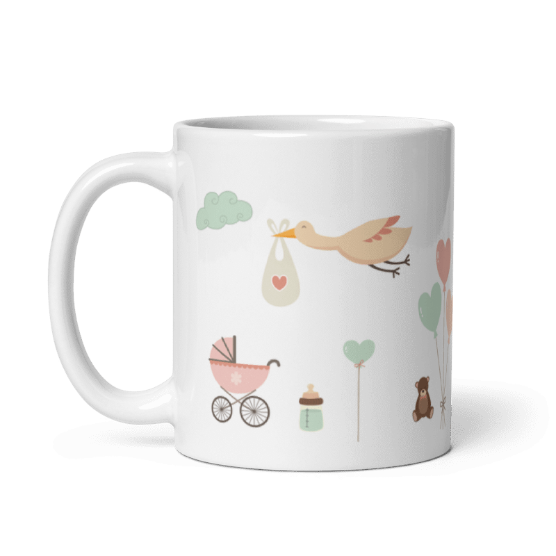 Tasse / Hebamme mit Herz - MÄDCHEN