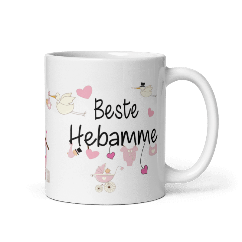 Tasse / Beste Hebamme - Mädchen