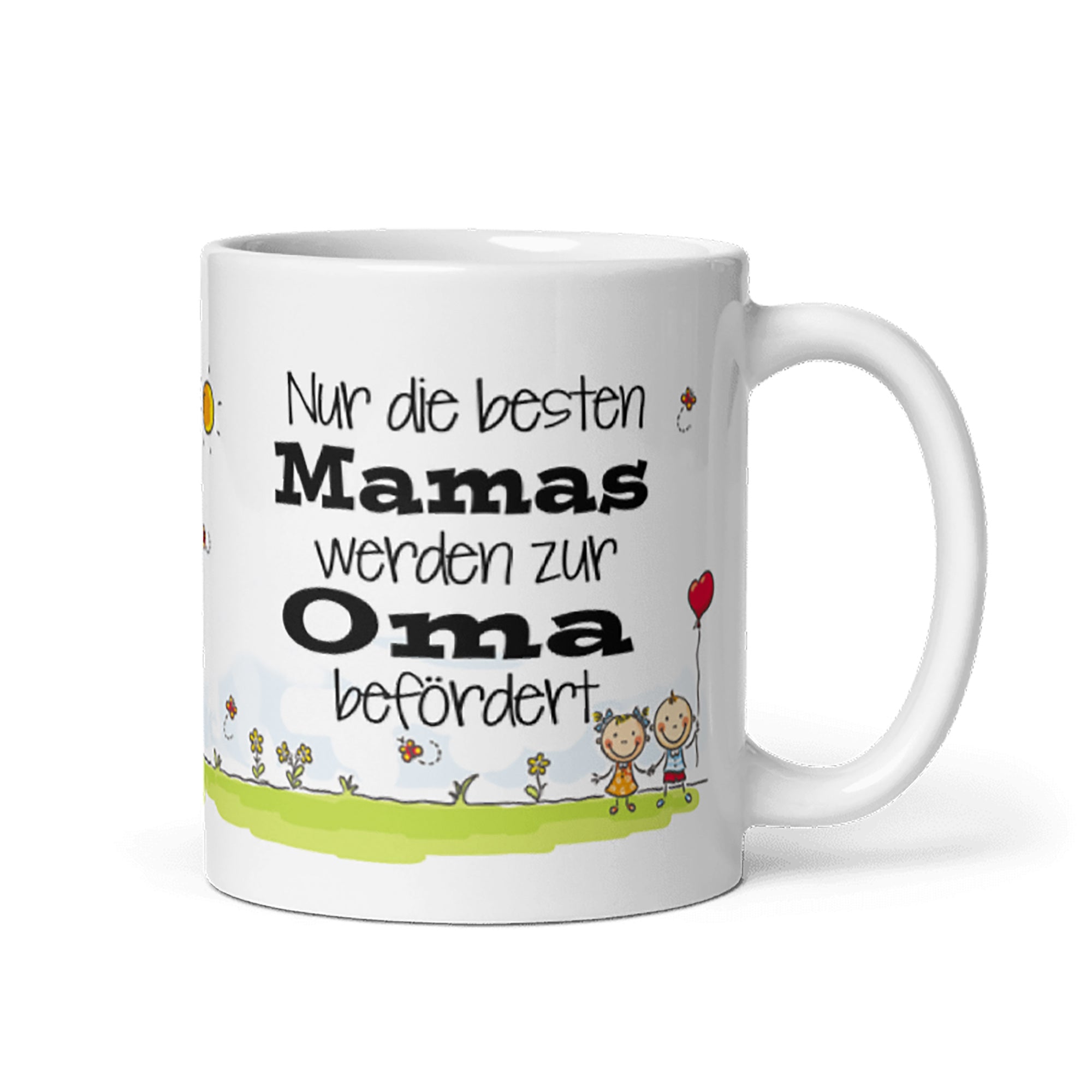 Tasse / Nur die besten Mamas werden zur Oma befördert