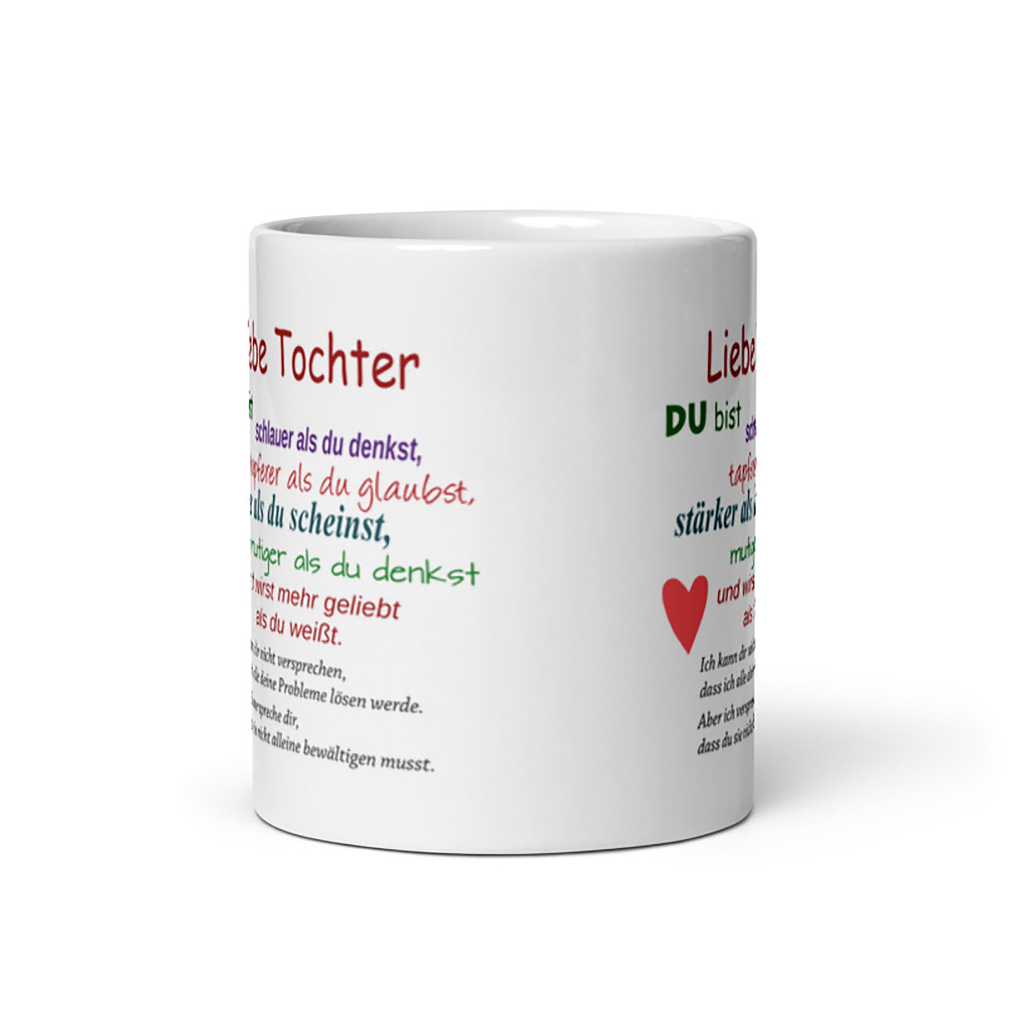 Tasse / Liebe Tochter (ICH) - Verspreche