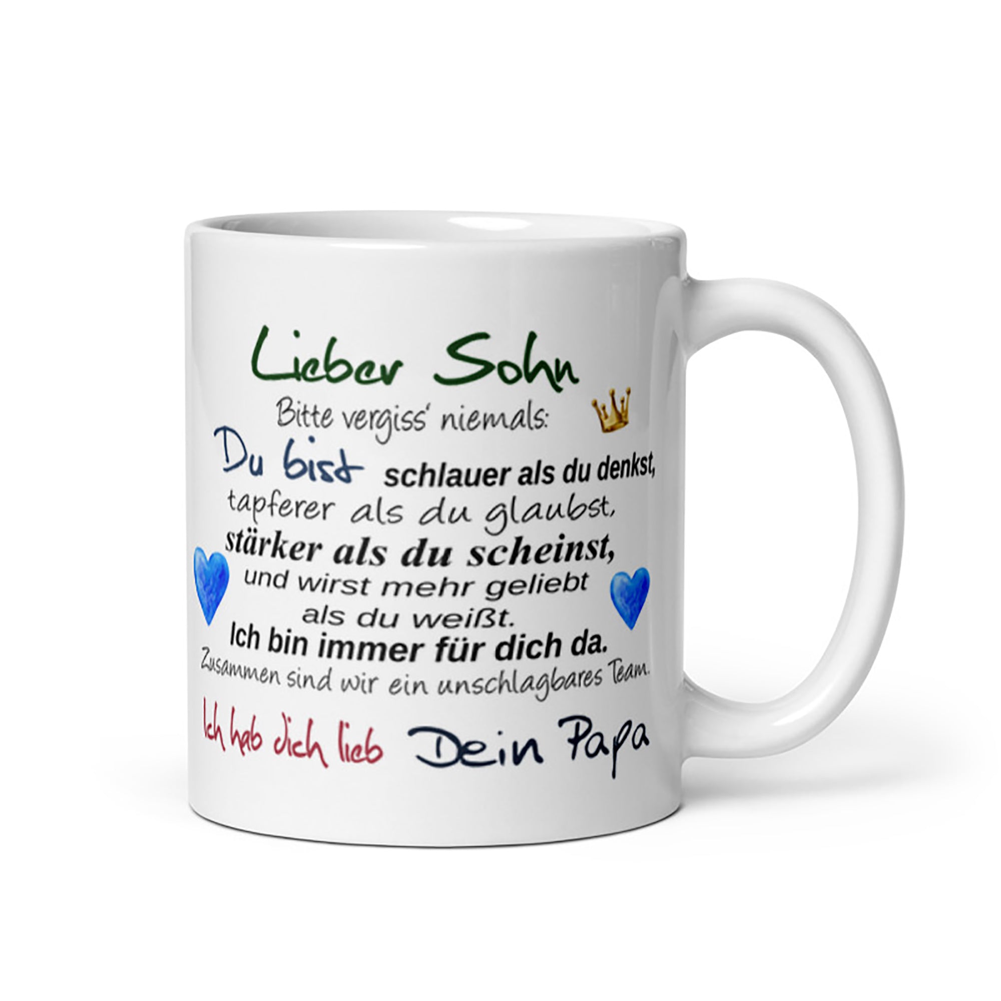 Tasse / Lieber Sohn - Dein Papa