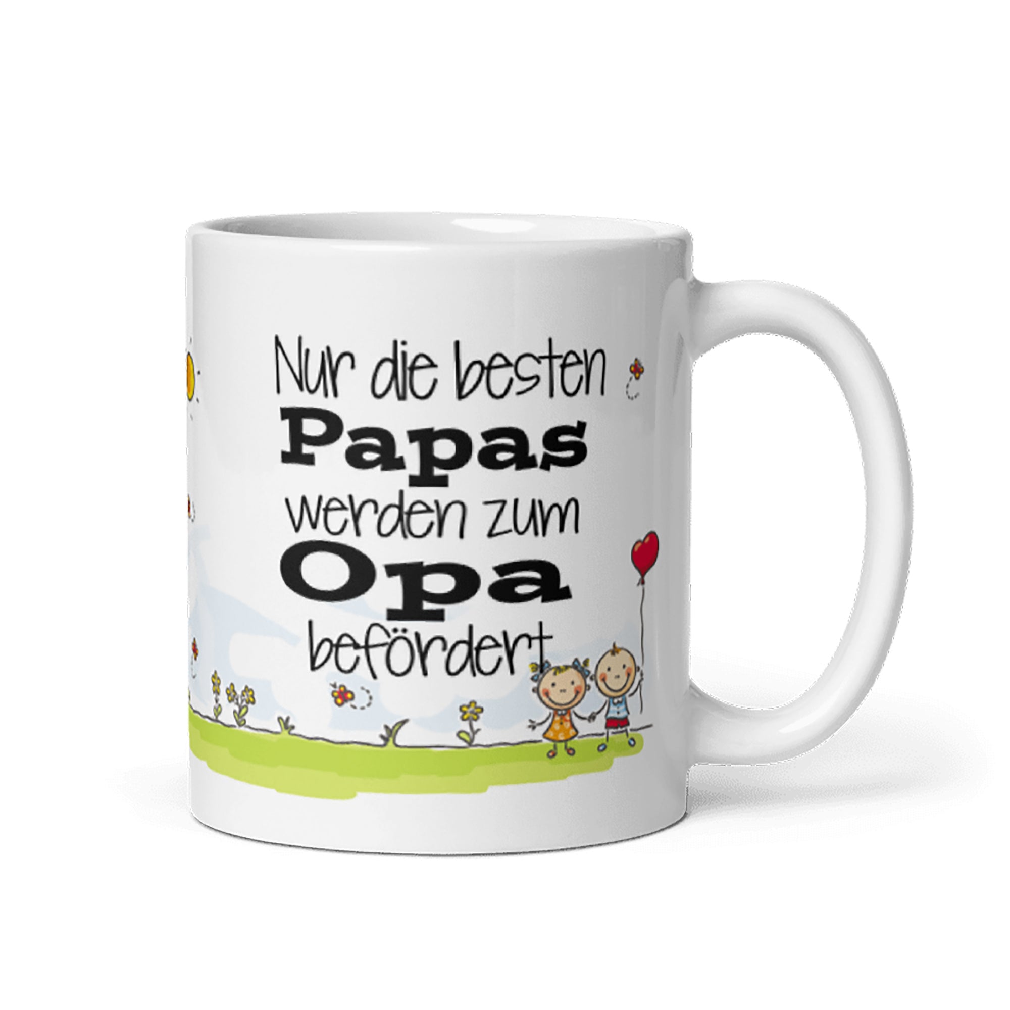 Tasse / Nur die besten Papas werden zum Opa befördert