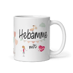 Tasse / Hebamme mit Herz - MÄDCHEN