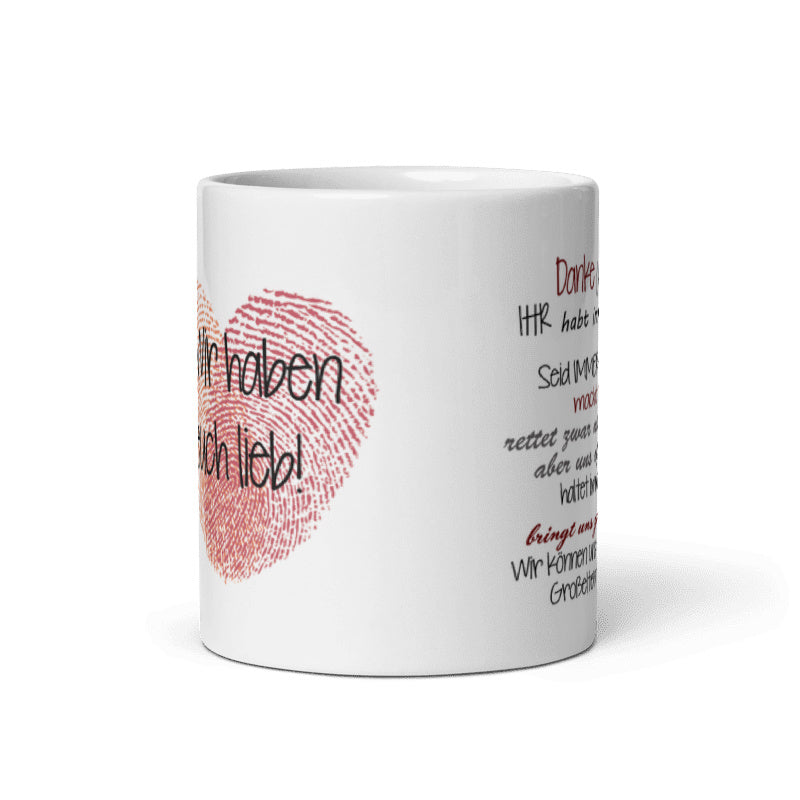 Tasse / Danke Oma und Opa - (WIR - Variante)