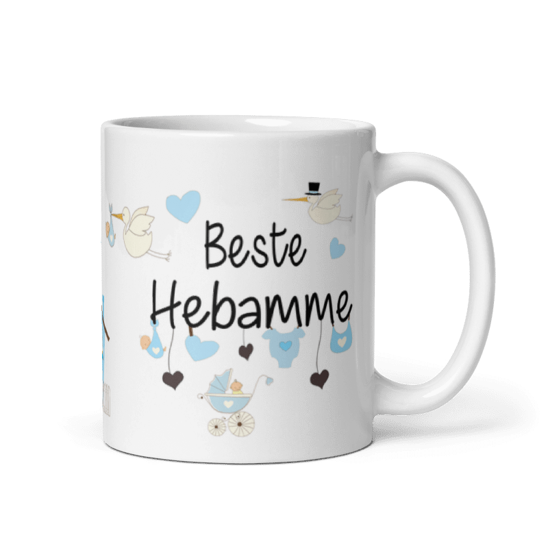 Tasse / Beste Hebamme - Junge