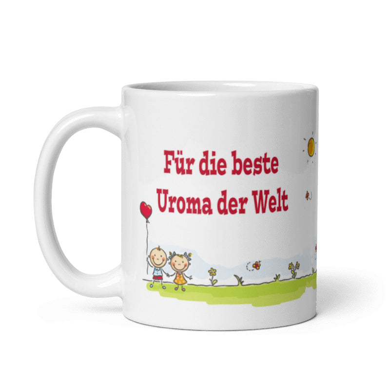 Tasse / Nur die besten Omas werden zur Uroma befördert