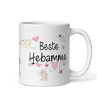 Tasse / Beste Hebamme - Mädchen