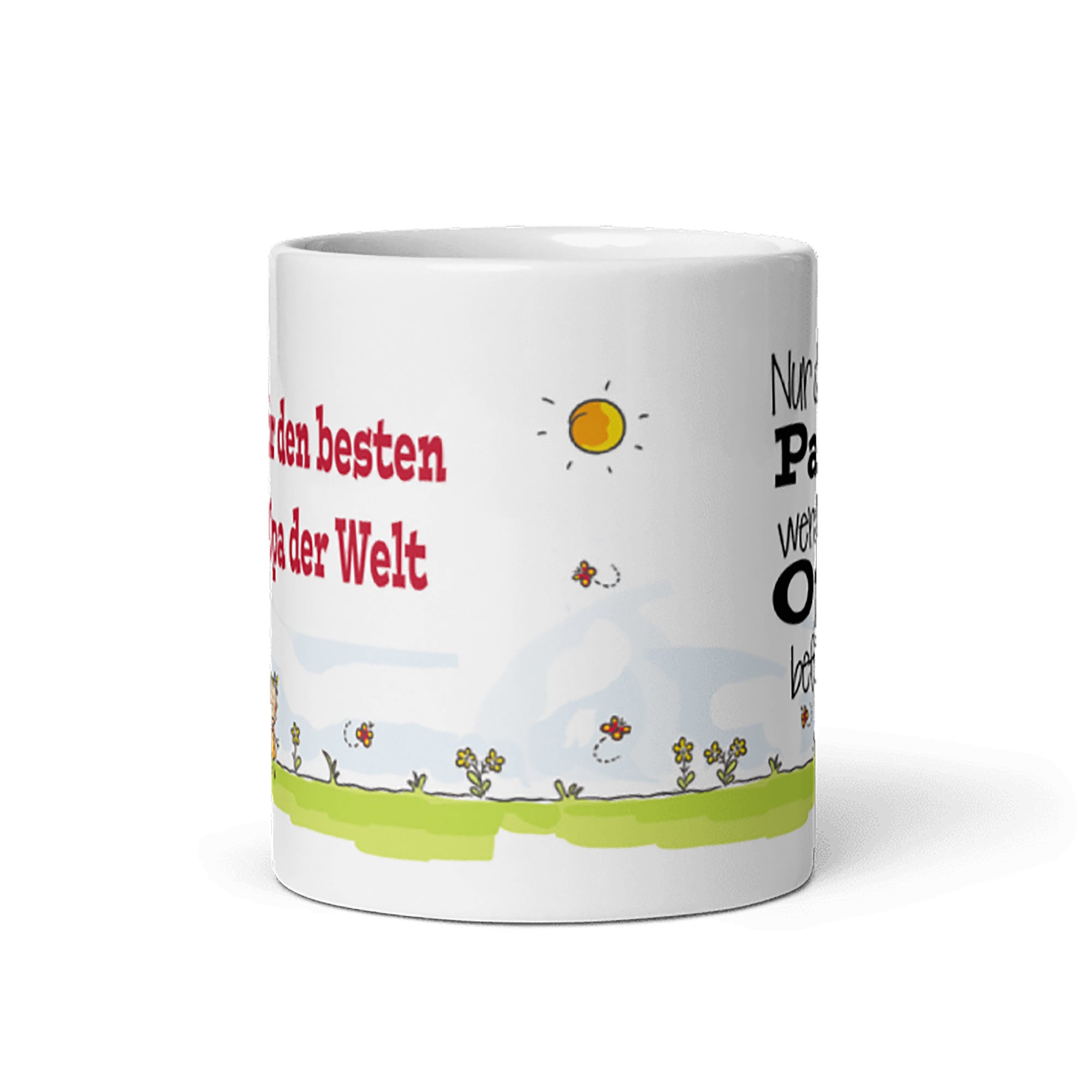 Tasse / Nur die besten Papas werden zum Opa befördert