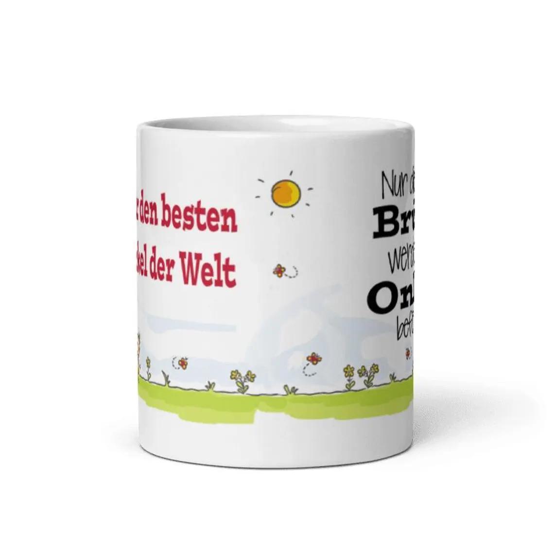 Tasse / Nur die besten Brüder werden zum Onkel befördert