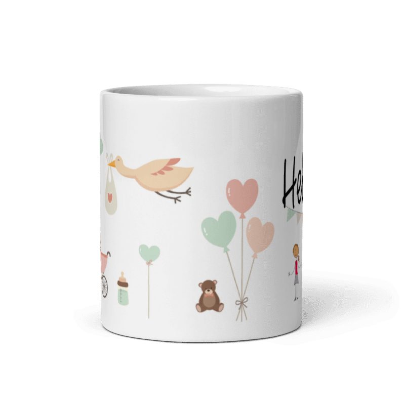 Tasse / Hebamme mit Herz - MÄDCHEN