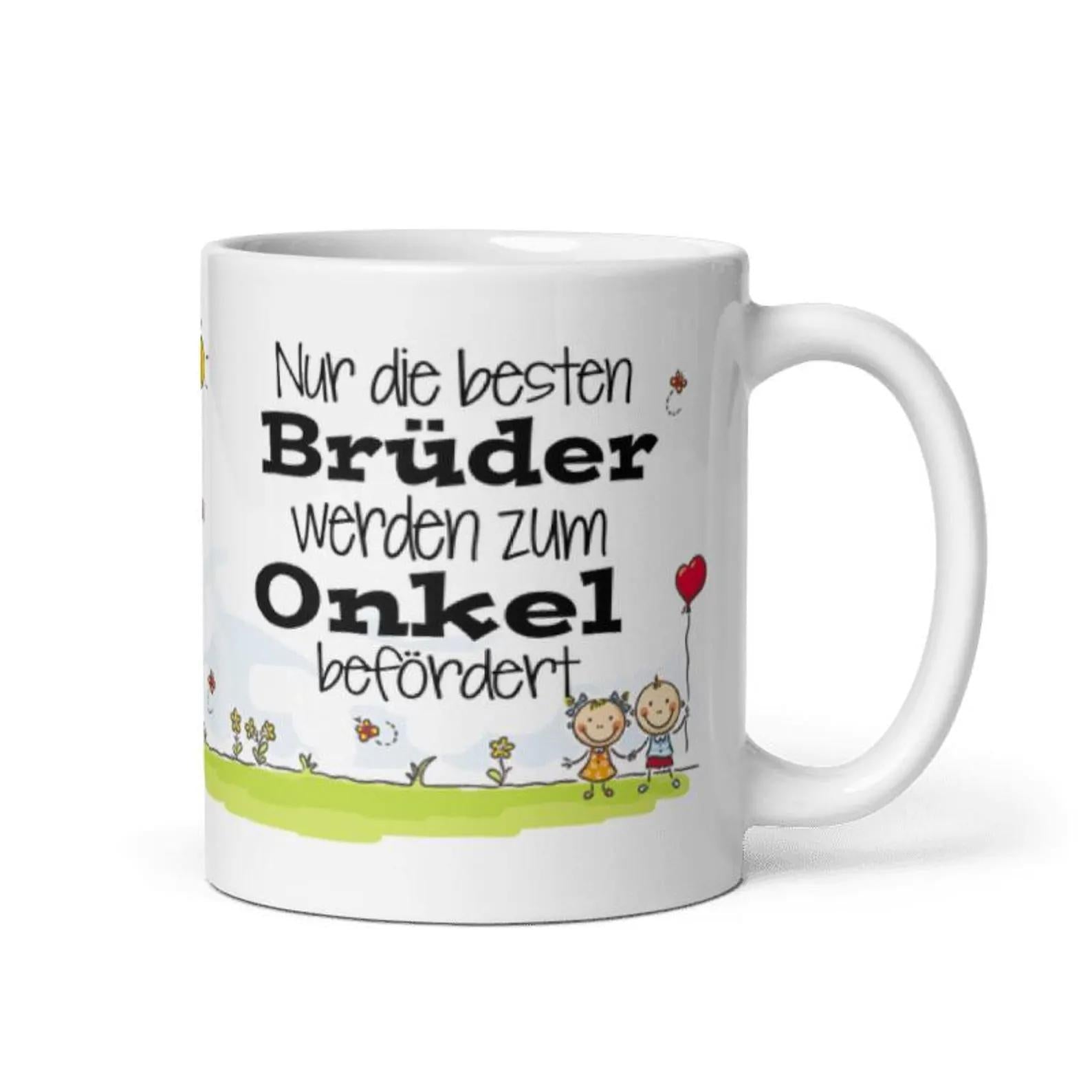 Tasse / Nur die besten Brüder werden zum Onkel befördert