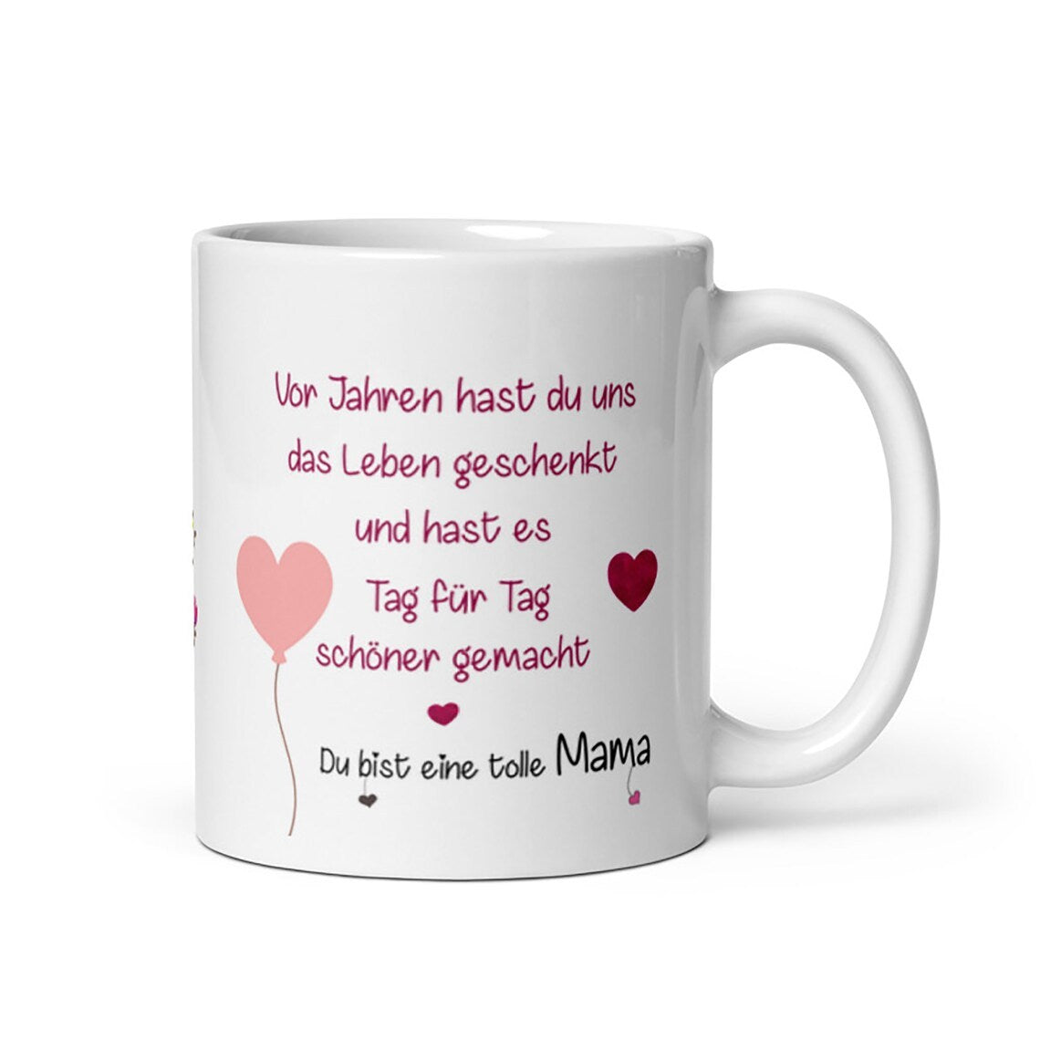 Tasse / Mama - Vor Jahren hast du UNS das Leben geschenkt