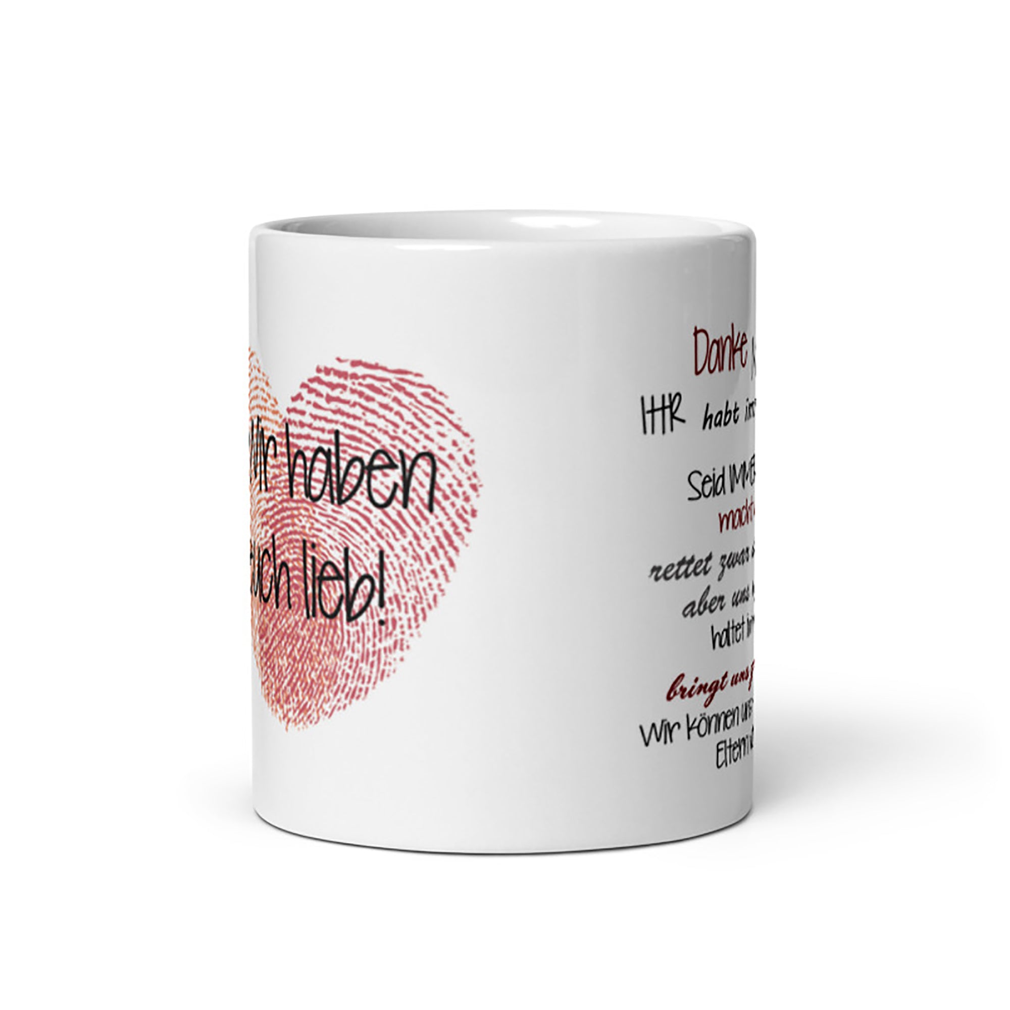 Tasse / Danke Mama und Papa - (WIR - Variante)